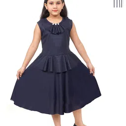BAESD Girls Pack of 2 Printed A-Line Maxi Dress-image-7