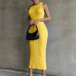 StyleCast x Revolte A-Line Midi Dress-image-35