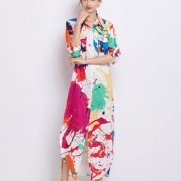 JC Collection Printed Maxi Dress-image-92