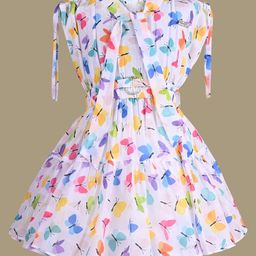 Wish Karo Floral Print Chiffon Fit & Flare Dress-picture-29