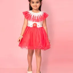 BAESD Girls Self design Fit & Flare Dress-picture-10