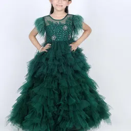 THE LITTLE CELEBS Net Fit & Flare Dress-picture-27