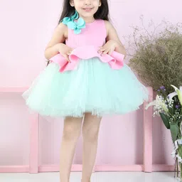 THE LITTLE CELEBS Net Fit & Flare Dress-picture-49