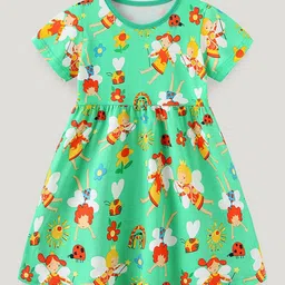 StyleCast Printed Cotton Fit & Flare Dress-picture-29