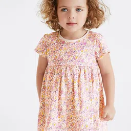 StyleCast Floral Print Cotton Fit & Flare Dress-picture-53