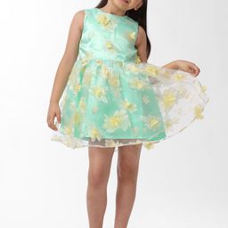 KATE & OSCAR Girls Floral Print Fit & Flare Dress-picture-40