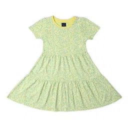 Allen Solly Junior Girls Pure Cotton Floral Print Fit & Flare Dress-image-62