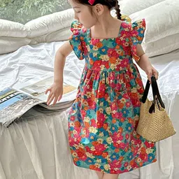 StyleCast x Revolte Floral Print Fit & Flare Dress-image-74