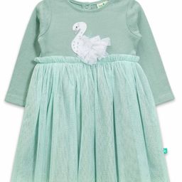 JusCubs Infant Girls Self Design Applique Fit & Flare Dress-picture-32