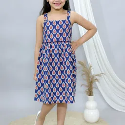 Ka-mee Print Fit & Flare Dress-image-62