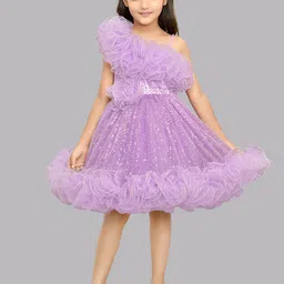 Pink Chick Girls Embellished Shoulder Straps Sequined Fit & Flare Dress-image-20