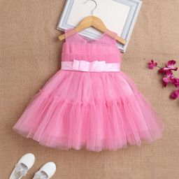 The Magic Wand Girls Sleeveless Fit & Flare Dress-picture-49