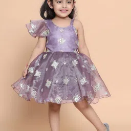 BAESD Embroidered One Shoulder Fit & Flare Dress-picture-13