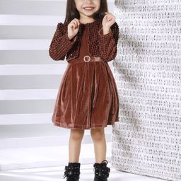 Peppermint Girls Fit & Flare Dress-image-82