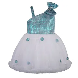 Wish Karo Girls Embellished Net Fit & Flare Dress-picture-27
