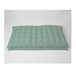 SKANDA FAB Sea Green 2 Pieces Cotton Rectangle Floor Cushions-28