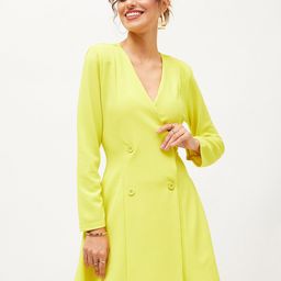 SASSAFRAS V-Neck Mini Blazer Dresses-image-8
