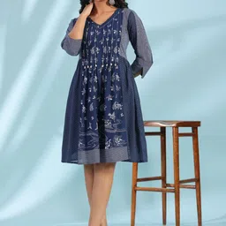 Juniper Printed Plus Size Dress-image-12