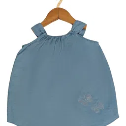 Creative Kids Blue Denim A-Line Dress-image-47