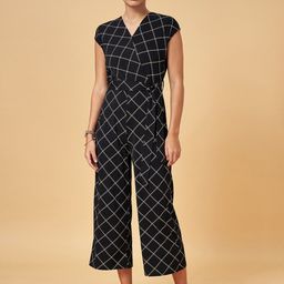 Annabelle by Pantaloons Checked Formal Midi Dress-picture-56