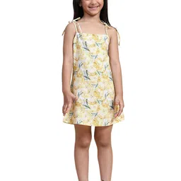 BAESD Floral Print Linen A-Line Dress-26