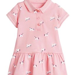 StyleCast Girls Pink Conversational Printed Cotton A-Line Dress-image-79