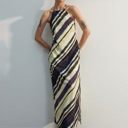 Trendyol Striped Halter Neck Maxi Dress-image-29