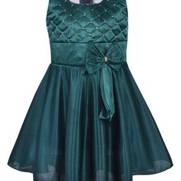 Wish Karo Girls Embellished Sleeveless Fit & Flare Dress-image-35