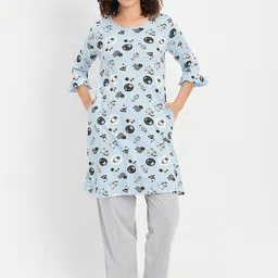 Clovia Women Printed Night suit-picture-18