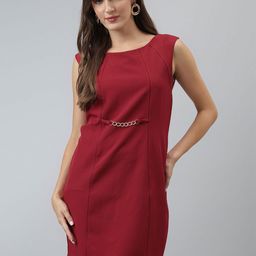 Latin Quarters Round Neck Sleeveless Bodycon Dress-image-53
