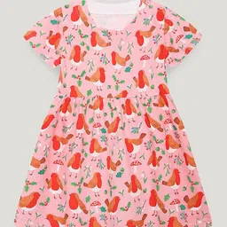 StyleCast Printed Short Sleeves A-Line Dress-image-84