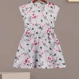 HELLCAT Girls Printed Cotton A-Line Dress-image-89