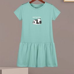 HELLCAT Girls Graphic Printed Drop-Waist Dress-image-46