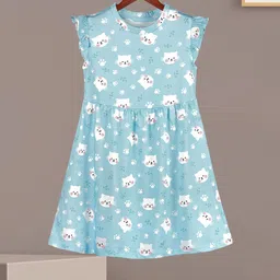 HELLCAT Girls Printed A-Line Cotton Dress-picture-47