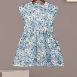 HELLCAT Girls Graphic Printed A-Line Cotton-image-94