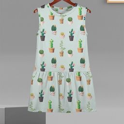 HELLCAT Girls Print A-Line Dress-picture-42