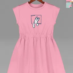 HELLCAT Girls Pack of 2 Cotton Printed A-Line Dress-picture-10