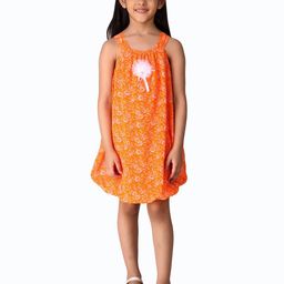 Creative Kids Girls Floral Print A-Line Dress-picture-42