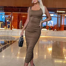 StyleCast x Revolte Bodycon Maxi Dress-image-33