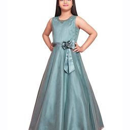 BETTY Satin Maxi Dress & Broach-picture-50