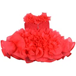 AMIRTHA FASHION Layered Satin Maxi Dress-picture-35