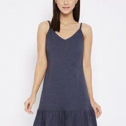 Hypernation Women Shoulder Straps Nightdress-image-92