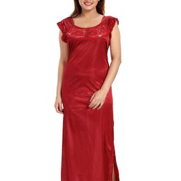 Noty Pack Of 3 Satin Maxi Wrap Nightdress-image-54