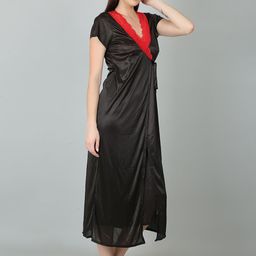 N-Gal V-Neck Maxi Wrap Style Nightdress-image-13