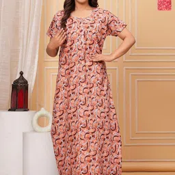 JVSP FASHION Printed Maxi Nightdress-picture-10
