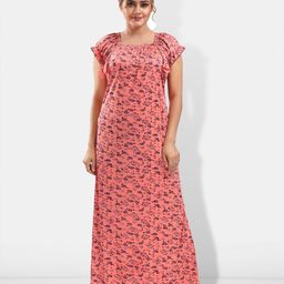Be You Floral Printed Satin Maxi Nightdress-picture-43