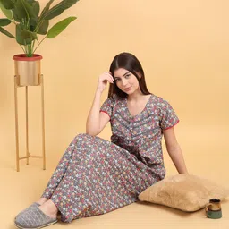 Sweet Dreams Printed Maxi Nightdress-image-54