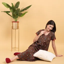 Sweet Dreams Printed Maxi Nightdress-image-18