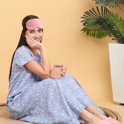 Sweet Dreams Printed Maxi Nightdress-image-66