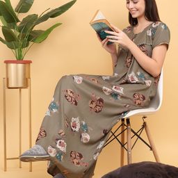 Sweet Dreams Printed Maxi Nightdress-image-73